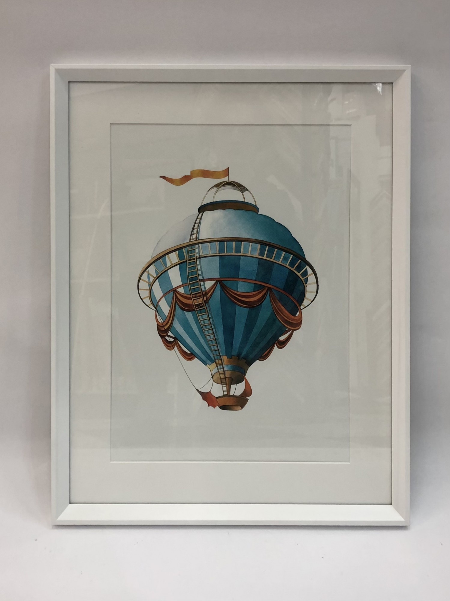 

Авторский постер "Воздушный шар 2" 430х340 мм Frames Posters Decor
