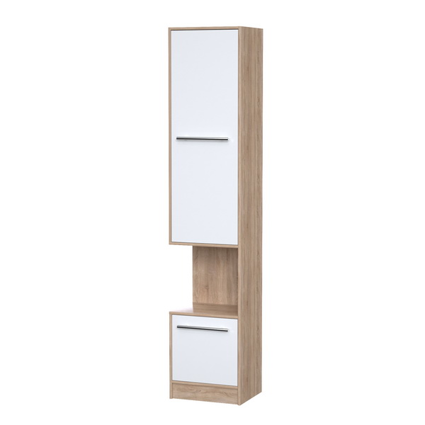 

Пенал однодверный Smartmebel HF (Нимфея Альба, Дуб Сонома) (N 100-32)