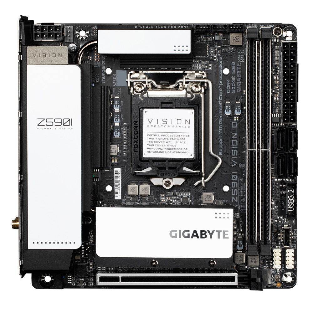 

Материнская плата Gigabyte Z590I VISION D
