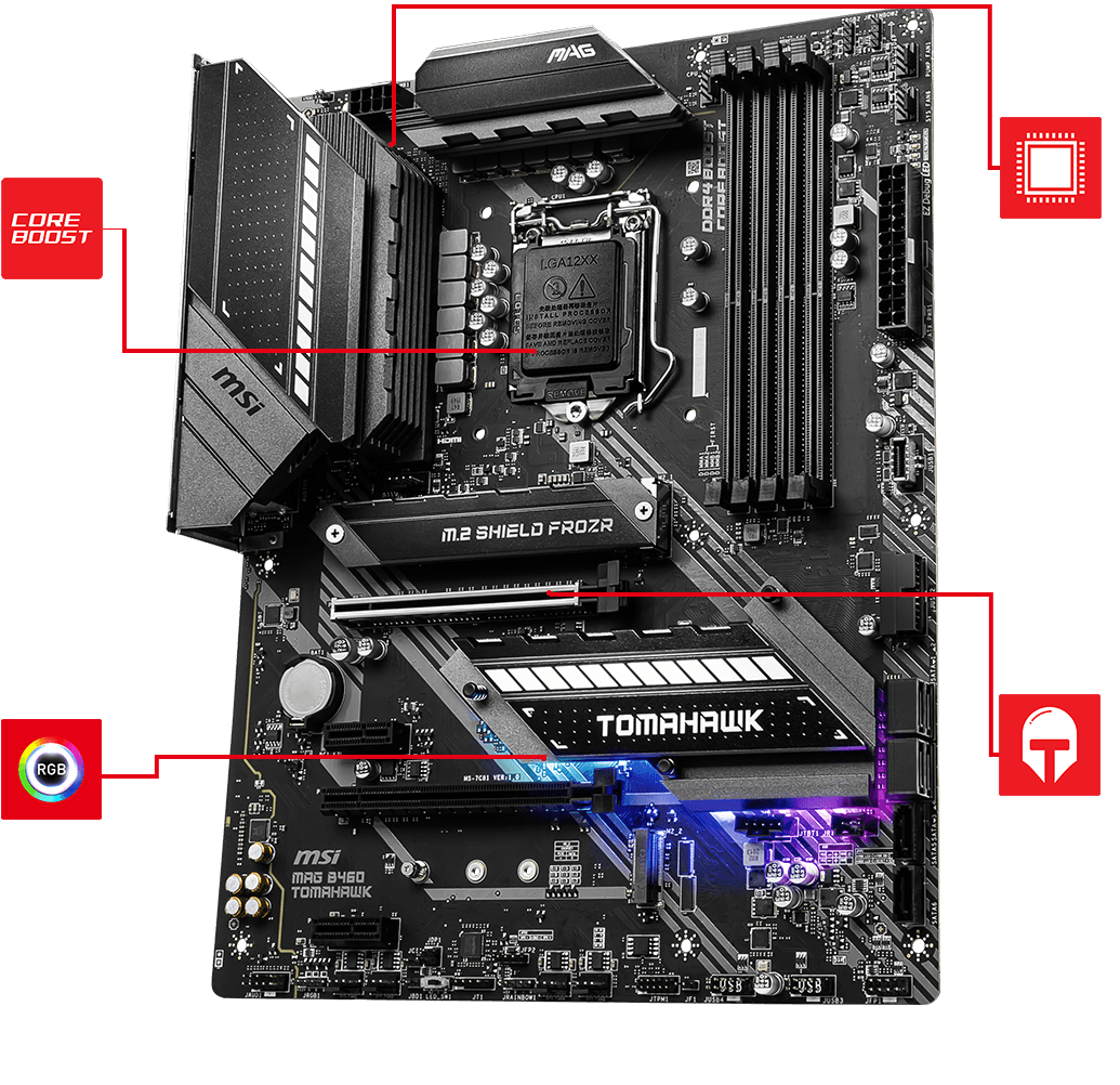 

Материнская плата MSI MAG B460 TOMAHAWK