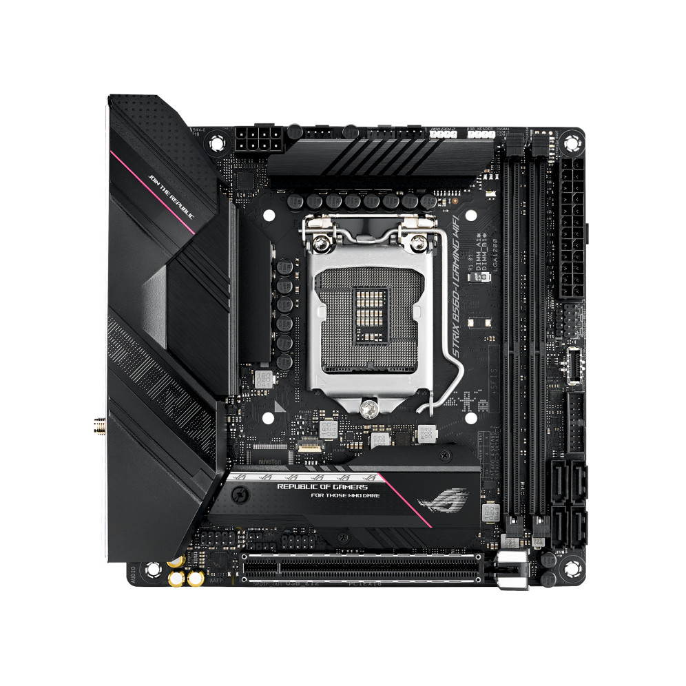 

Материнская плата Asus Rog Strix B560-I Gaming Wifi Lga1200 B560 Usb3.2 Gen 2 Mb (ROGSTRIXB560IGAMINGWIFI)