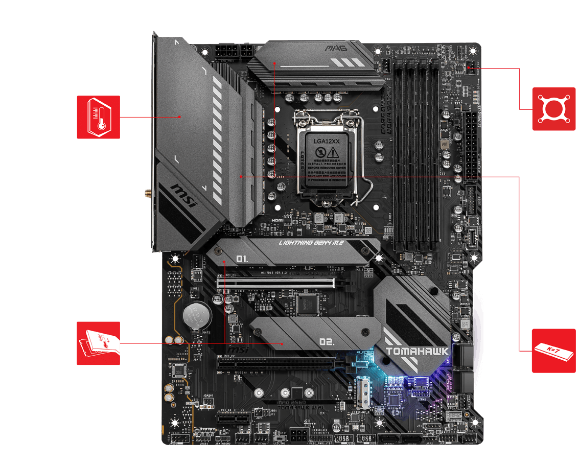 

Материнская плата MSI MAG B560 TOMAHAWK WIFI