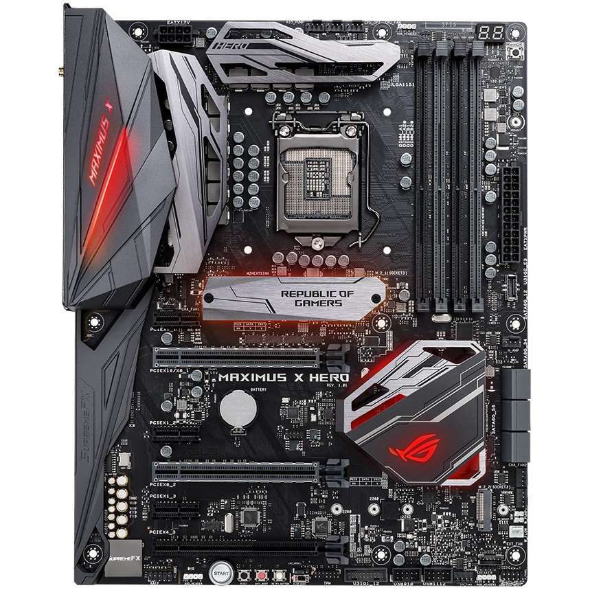 

Материнская плата Asus ROG Maximus X Hero (90MB0V30M0EAY0)