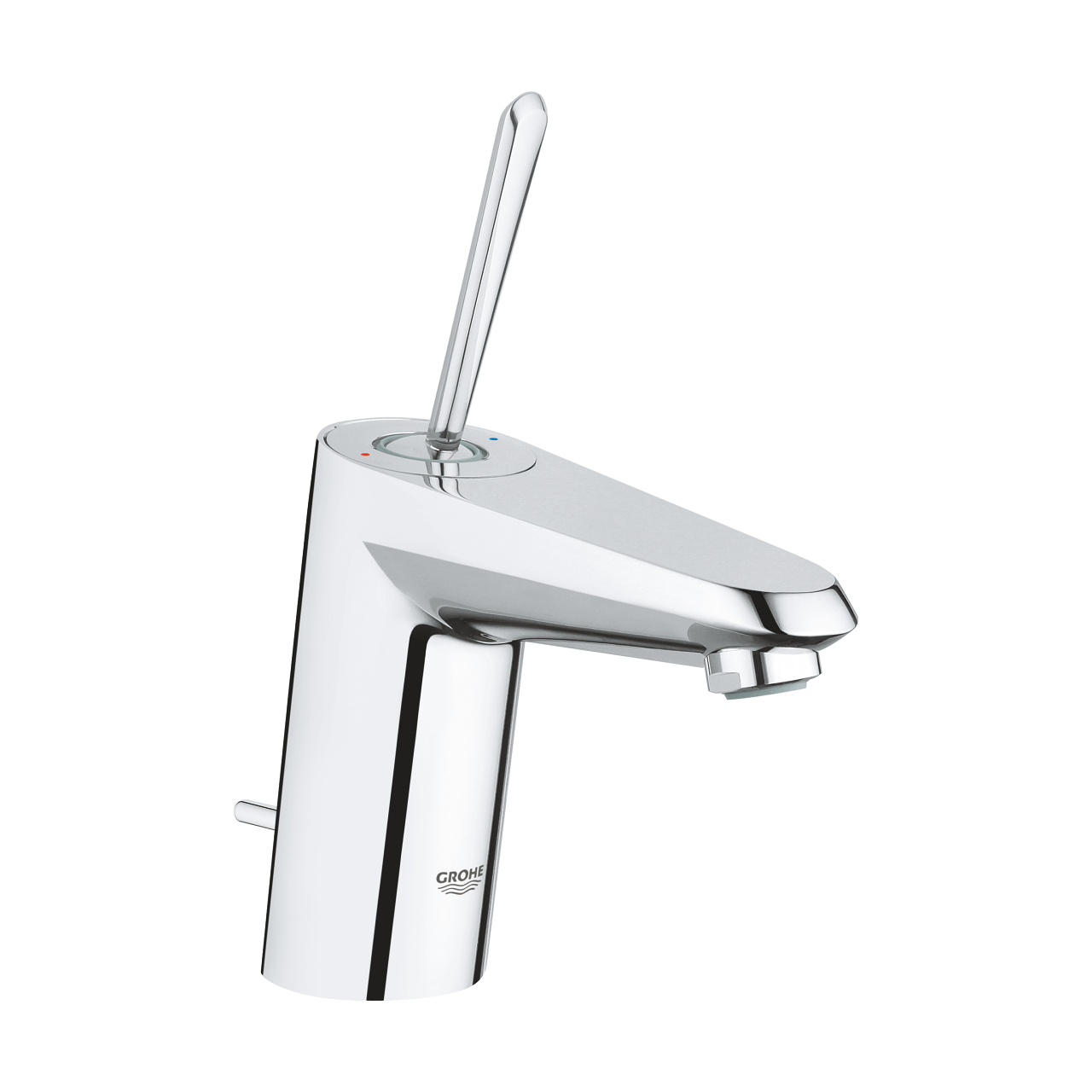 

Cмеситель на раковину однозахватный GROHE EURODISC JOY хром латунь с донным клапаном 23425000