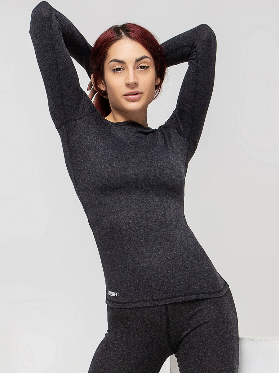 

Термофутболка Totalfit TWR1-V серый XXL