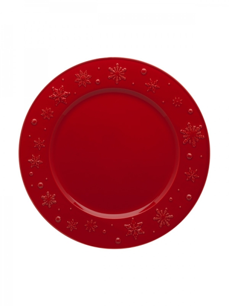 

Блюдо круглое "Снежинки" 34см, красное, Bordallo Pinheiro, 65005180, SNOWFLAKES