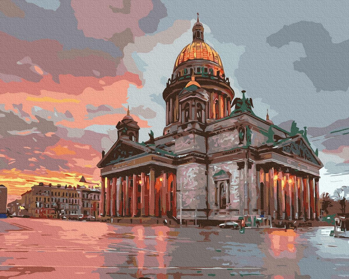 

Картина по номерам BrushMe GX7966 40*50 cм Петербургский собор