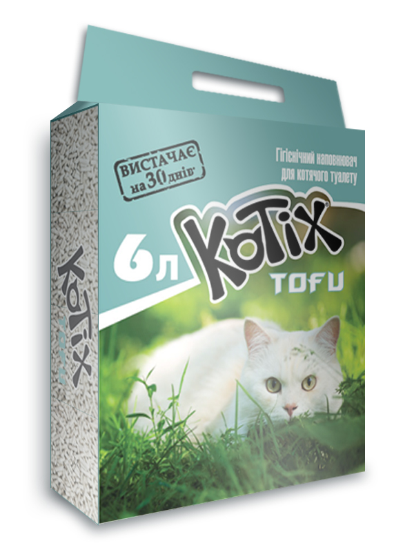 

Наполнитель для кошек KOTIX TOFU Classic 6 л