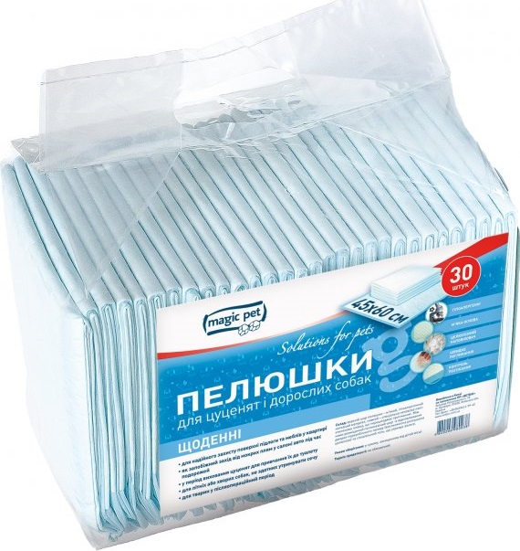

Пеленки ежедневные Magic Pet 45 x 60 см 30 шт