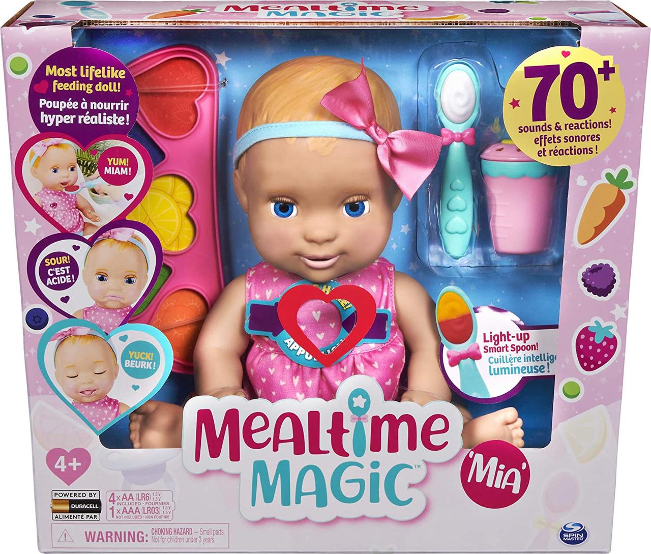 

Интерактивная кукла для кормления Мия Лувабелла от Spin Master - Mealtime Magic Mia Luvabella
