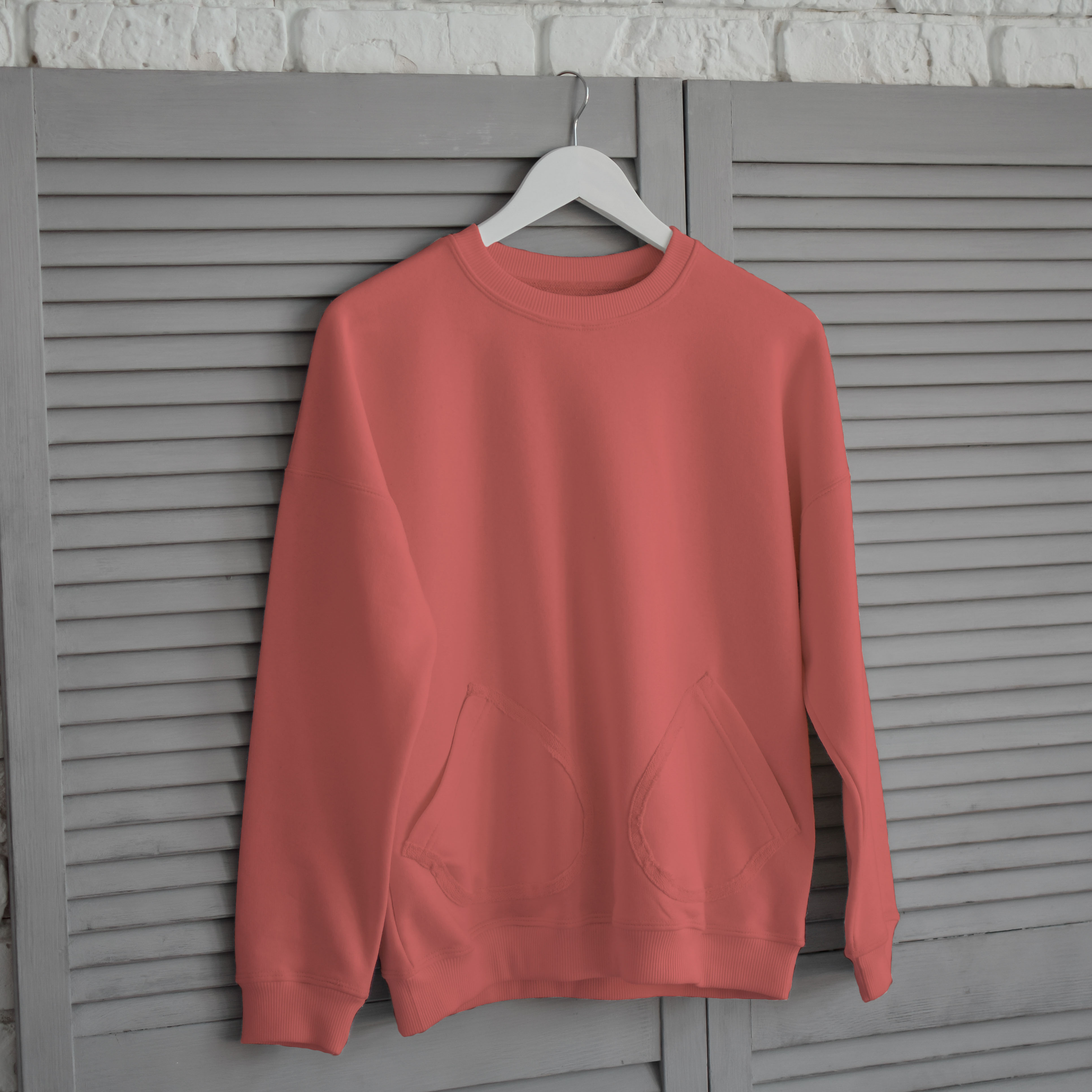 

Свитшот SoulLight карман S коралловый