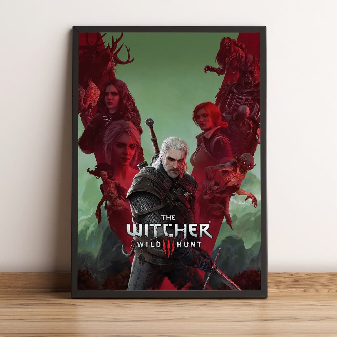

Постер HELLO Posters Witcher 001 50Х70 см в рамке