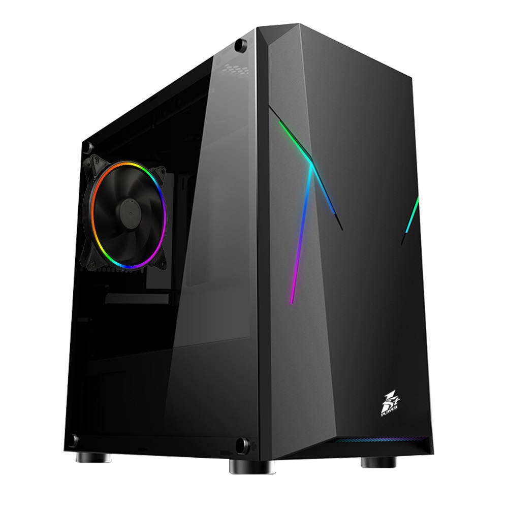 

Корпус 1stPlayer R4-Firemoon-V2 RGB Black без БП