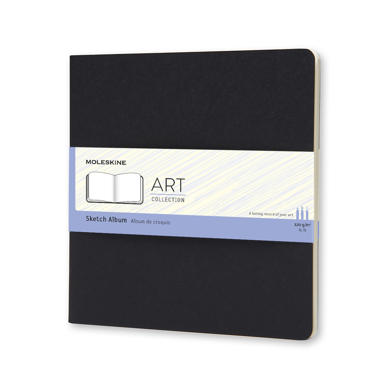 

Записник Moleskine Art Cahier квадратний / Для нарисів Чорний (9788867323388)