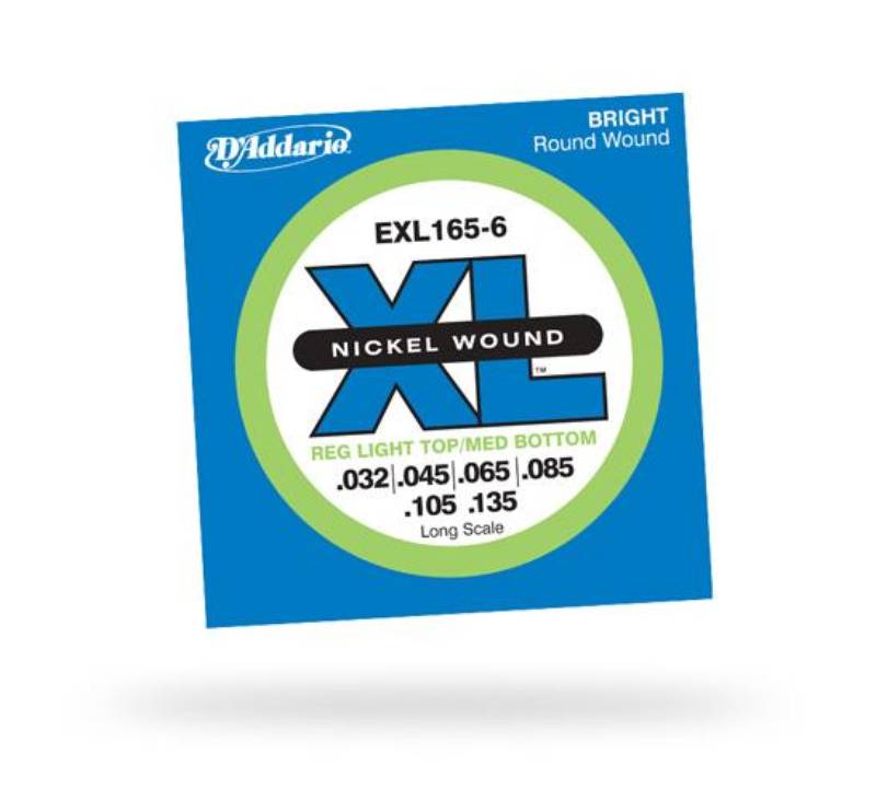 

Струны D`ADDARIO EXL165-6 XL REG LIGHT TOP / MED BOTTOM 6 STRING 32-135