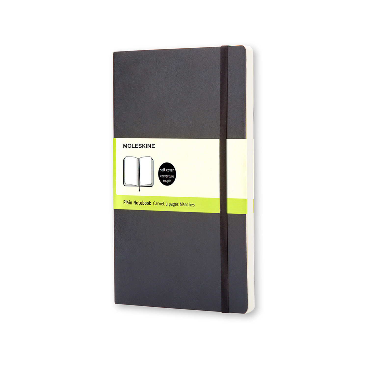 

Записник Moleskine Classic середній / Нелінований Чорний М’який (9788883707209)