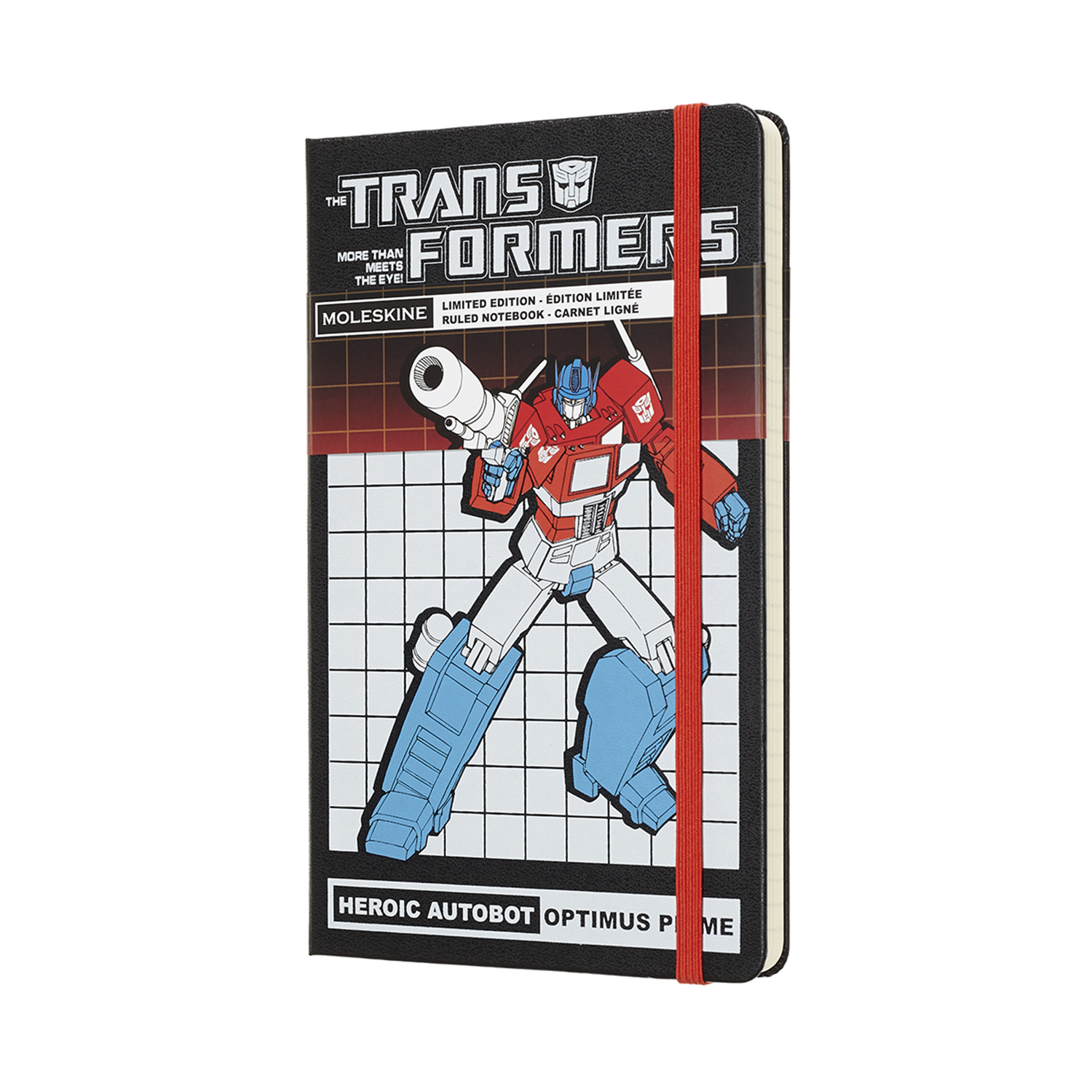 

Записник Moleskine Transformers середній / Лінійка Оптімус Прайм (8058341715222)