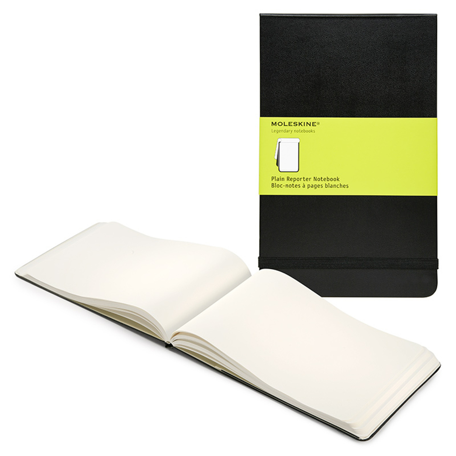 

Записник Moleskine Reporter середній / Нелінований Чорний (9788883705533)