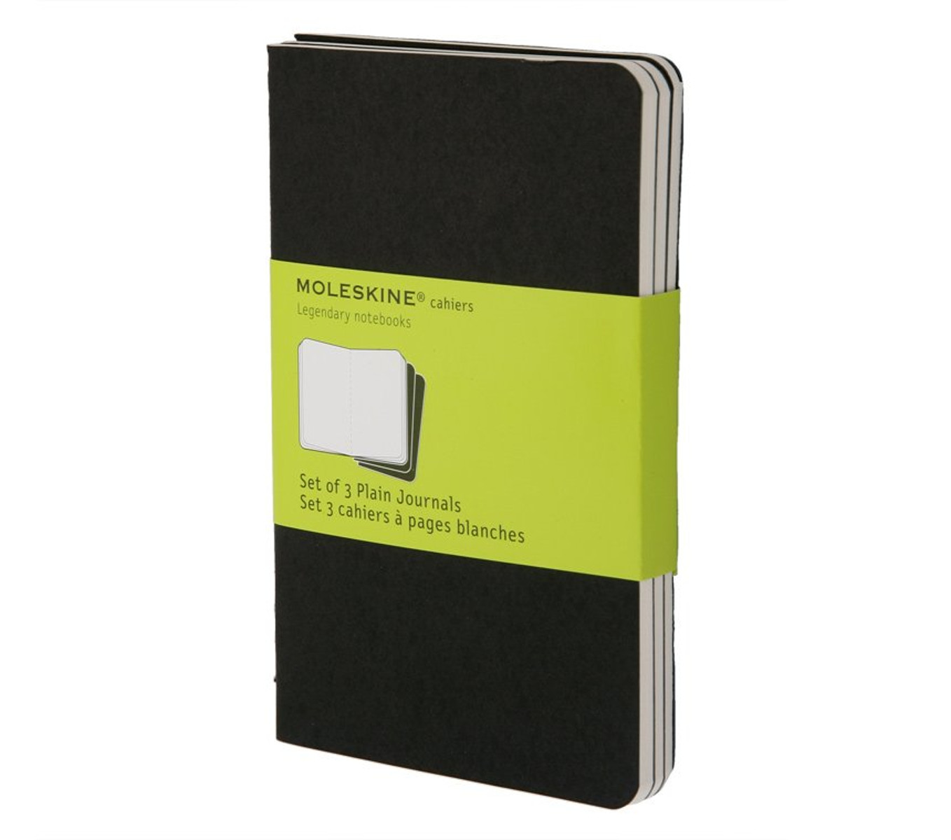 

Записник Moleskine Cahier кишеньковий / Нелінований Чорний (9788883704918)