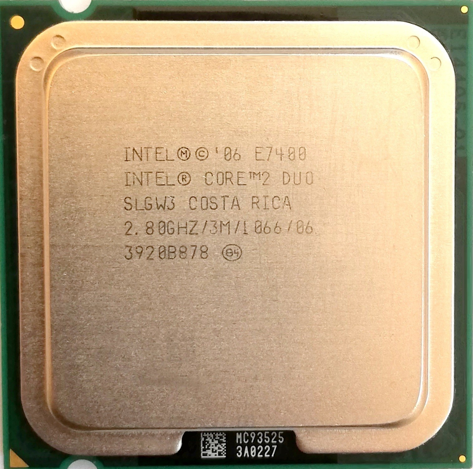 Процесор Intel Core 2 Duo E7400 R0 SLB9Y, SLGQ8, SLGW3 2.80 GHz 3M ...