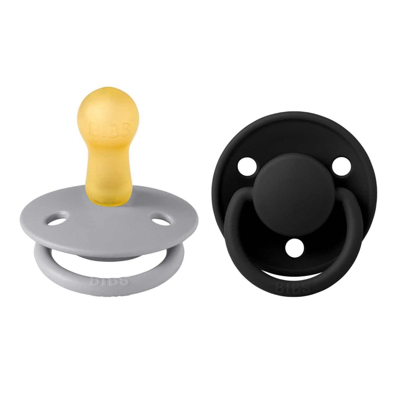

Пустушка BIBS De Lux Latex Cloud / Black (2 в упаковці) - 6-18 міс.