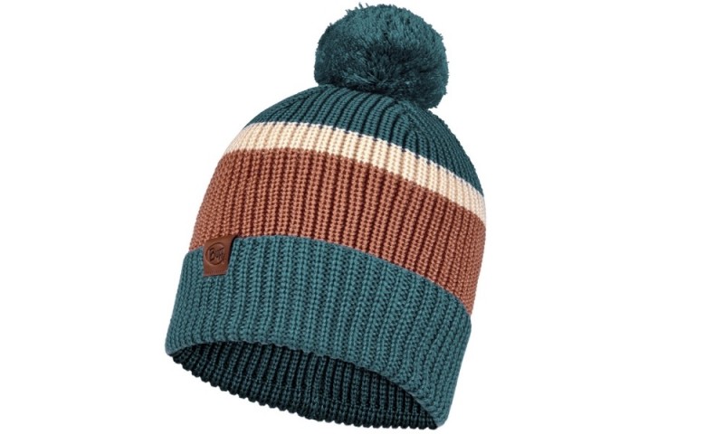 

Шапка Buff KNITTED HAT ELON dusty blue