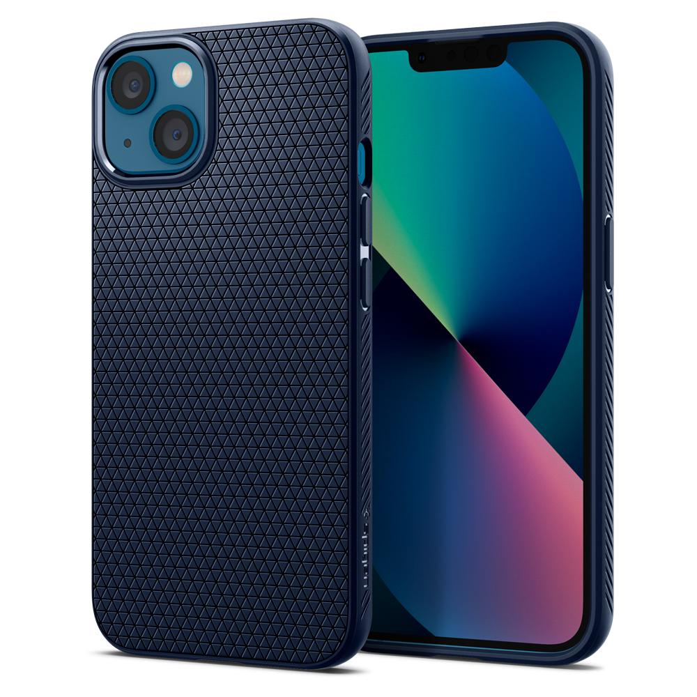 

Чехол Spigen для iPhone 13 Liquid Air Navy Blue