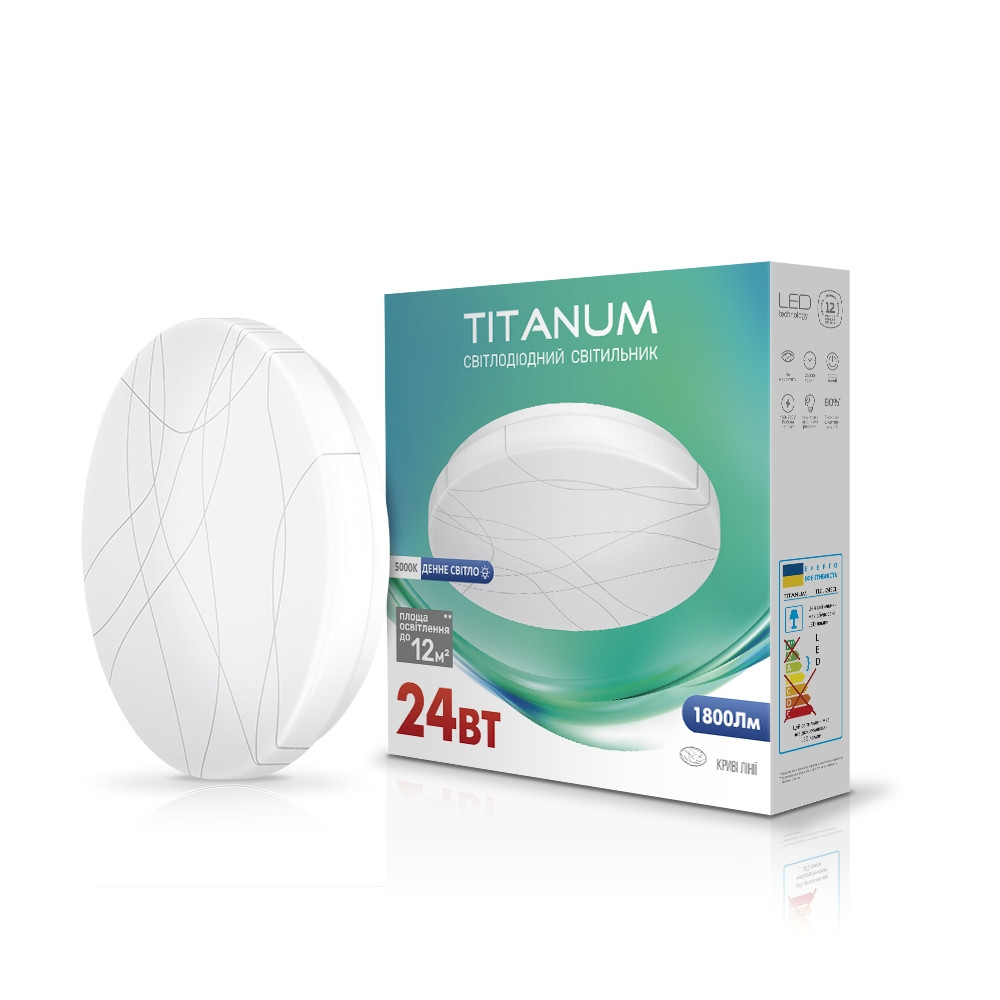 

LED светильник настенно-потолочный TITANUM 24W 5