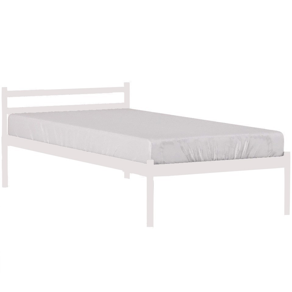 

Односпальная кровать Метакам Comfort-1 металлическая 190x80 Белый Глянец