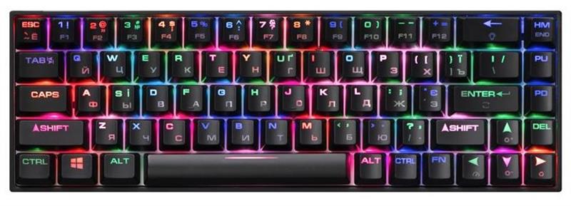 

Клавиатура 2E Gaming KG370UBK-BR RGB Gateron Brown Switch Ukr (2E-KG370UBK-BR) Black USB