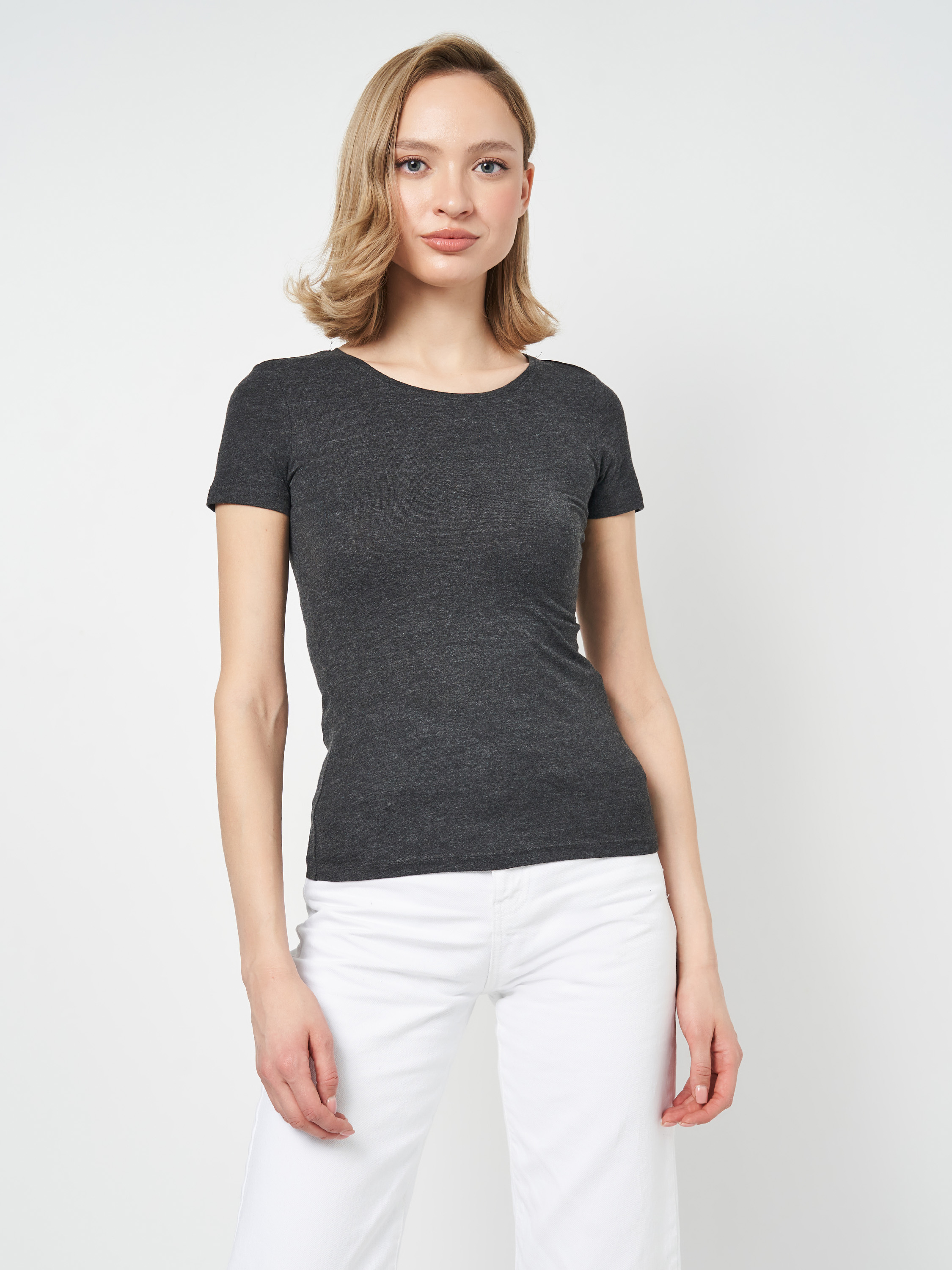 

Футболка H&M  темно серый 1211826646, Футболка H&M XS темно серый 1211826646