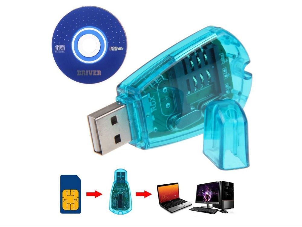 Устройство чтения SIM-карт USB Phone GSM SMS (sv0865) – низкие цены ...
