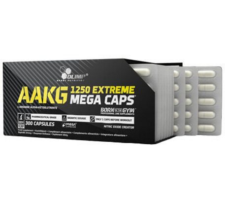 

Аминокислота Olimp AAKG 1250 Extreme Mega Caps, 300 капсул (150801)