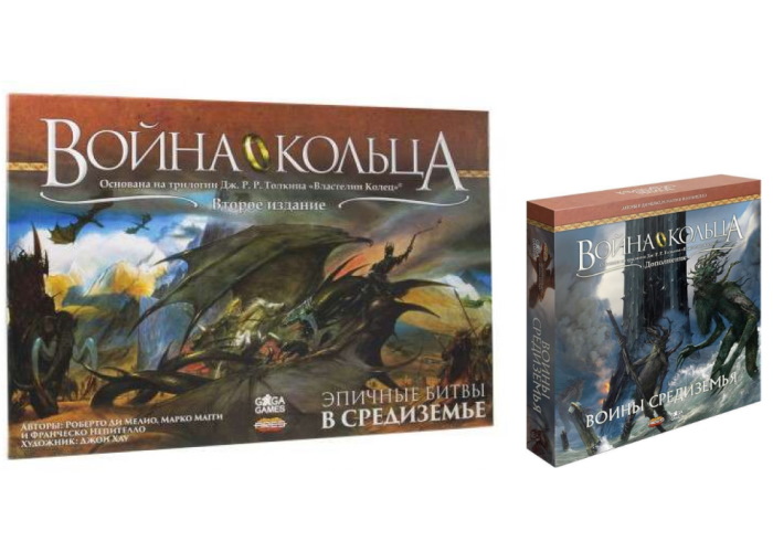 

Настольная игра GaGa Games Война Кольца + Воины Средиземья (GG063+1.2)