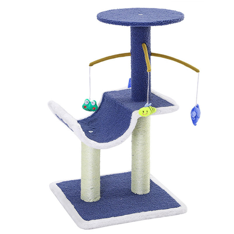 

Когтеточка для кота с игрушками дряпка царапка Hoopet 9333 40,5*40,5*69 см (F_7887-29680)