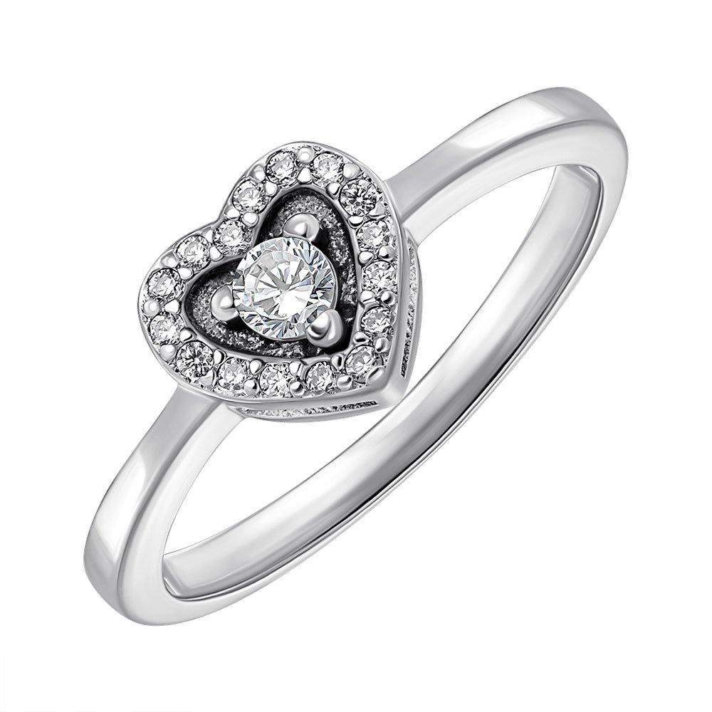 

Серебряное кольцо с фианитами 000151945 17.5 размера