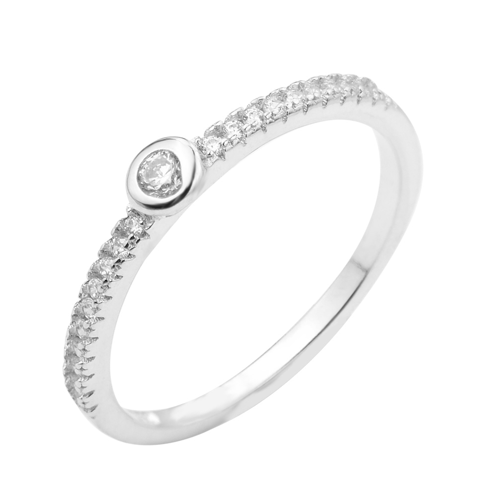 

Серебряное кольцо с фианитами 000130692 18 размера
