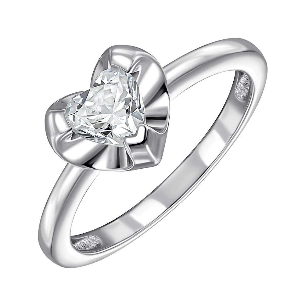 

Кольцо из серебра с фианитом S Zirconia 000151386 17 размера
