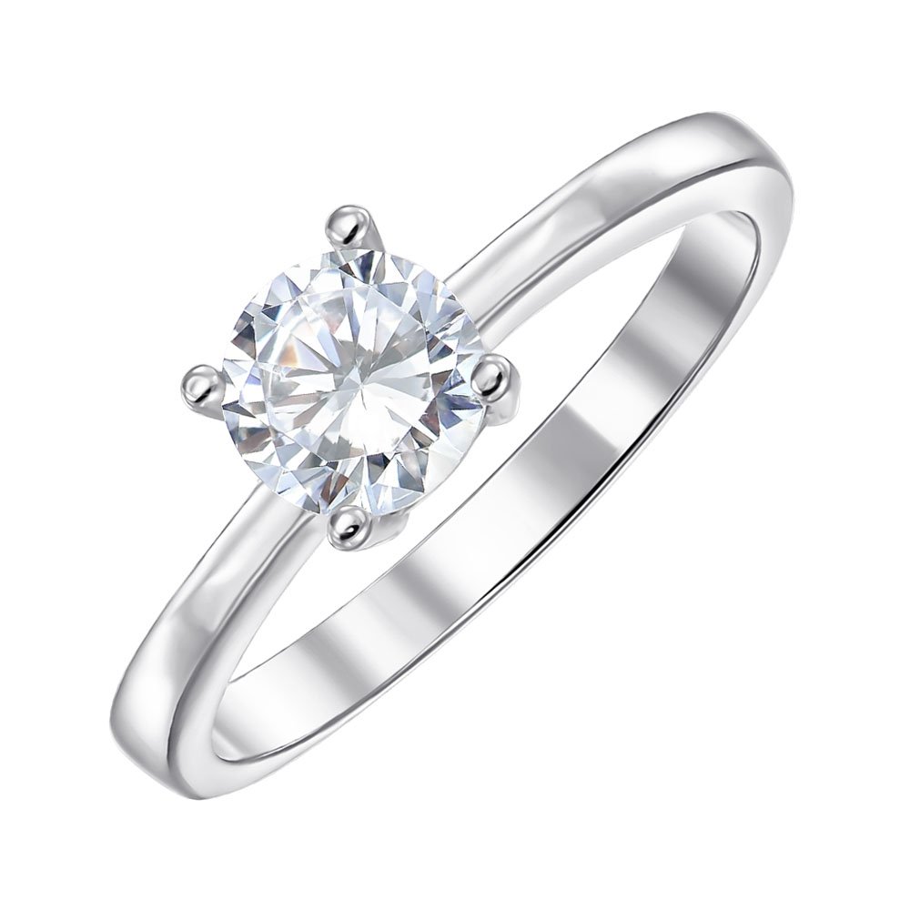 

Серебряное кольцо с фианитами 000151982 16 размера