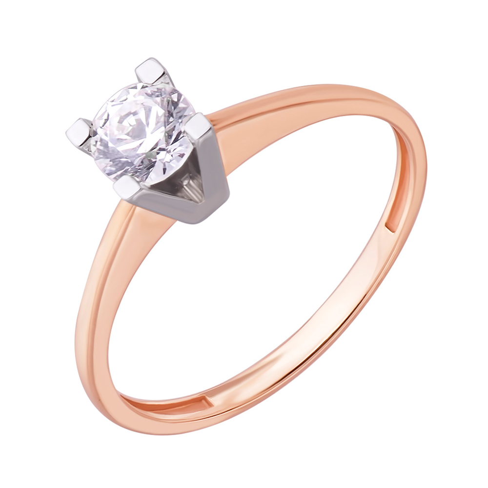 

Кольцо из золота с фианитом S Zirconia 000042569 18 размера