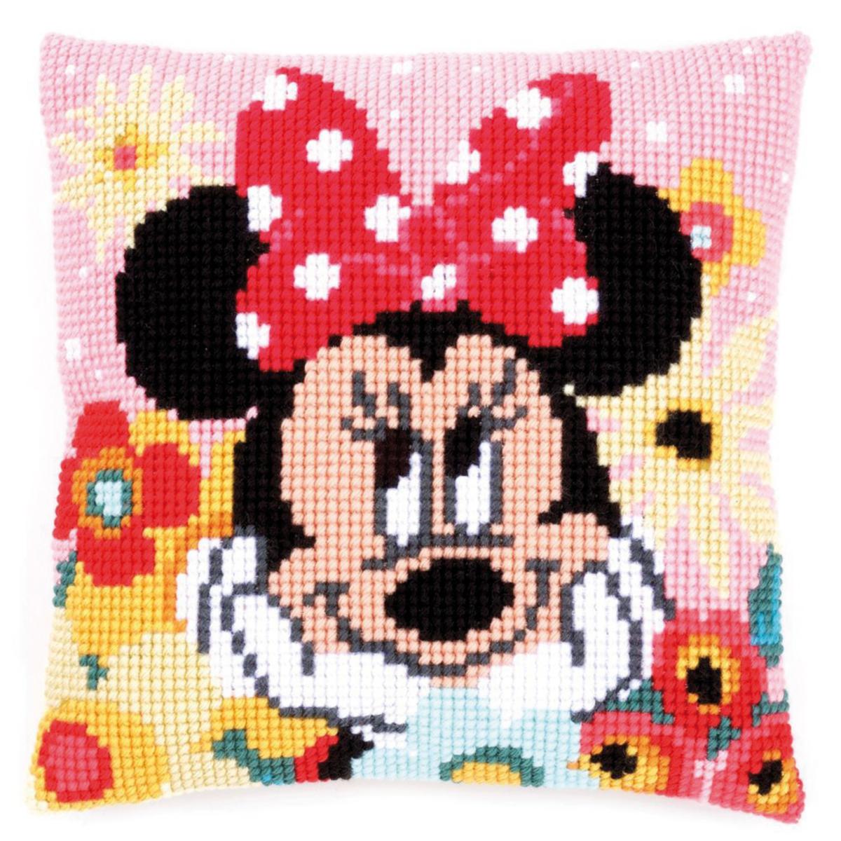 

Набор для вышивания крестом (подушка) Vervaco Disney Minnie Daydreaming