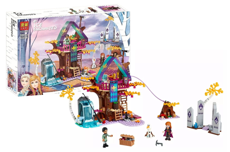 

Конструктор "FROZEN" "Очарованный дом на дереве" 308дет Enlighten 11470