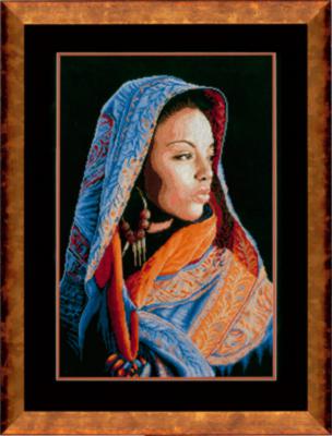 

Набор для вышивки крестом LanArte African Lady Африканка PN-0149998