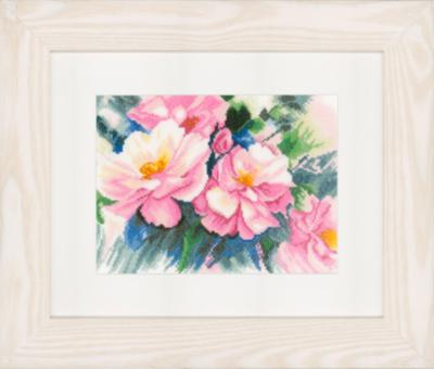 

Набор для вышивки крестом LanArte Beautiful Roses Красивые розы PN-0149996