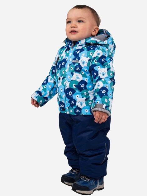 

Зимний термо-комбинезон Baby Line Мишки 80 см Синий с зеленым