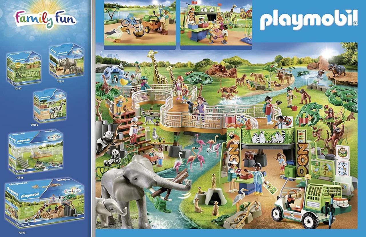 

Конструктор Плеймобил 70341Большой городской зоопарк Playmobil Family Fun 70341