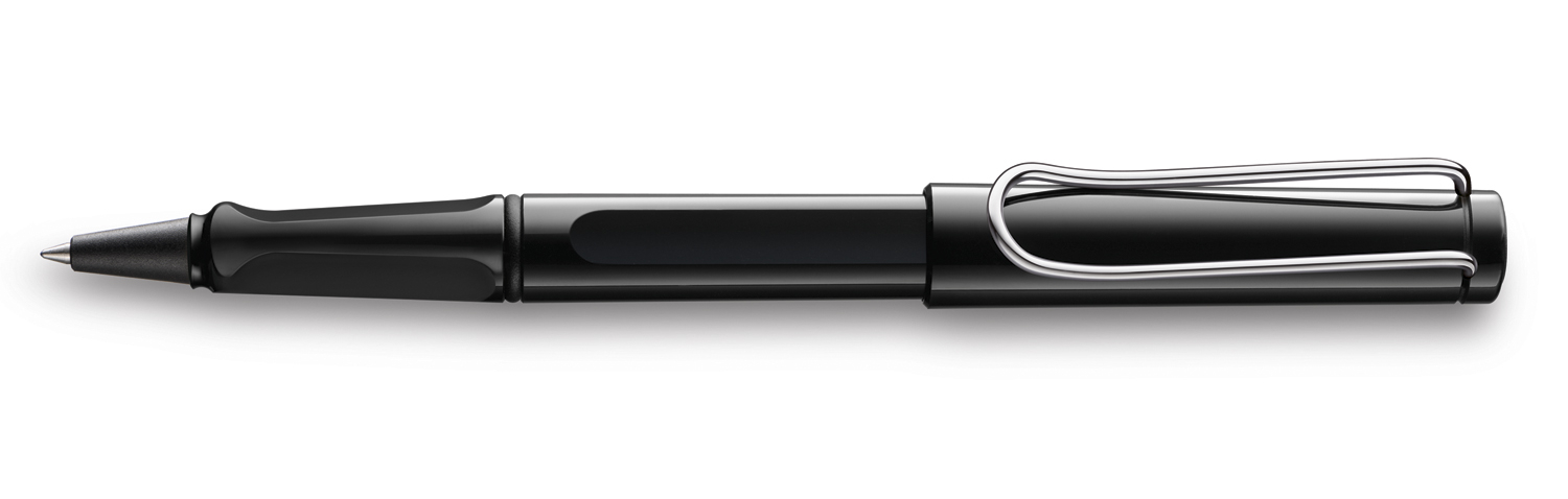 

Ручка-ролер Lamy Safari Сяюча Чорна / Стрижень M63 1,0 мм Синій [319] (4014519654346)
