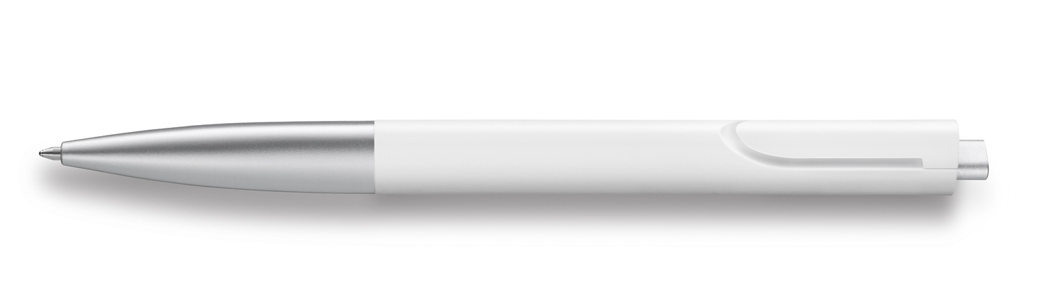 

Кулькова авторучка Lamy Noto Біла та Срібна / Стрижень M16 1,0 мм Чорний [283] (4014519282389)