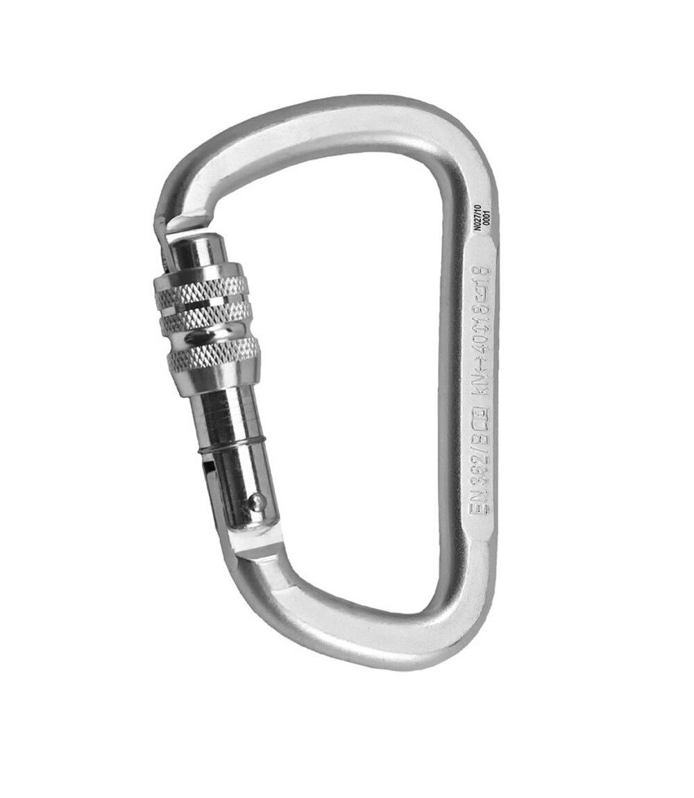 

Карабин Rock Empire Carabiner Steel D-KL-S steel (ZRC023)