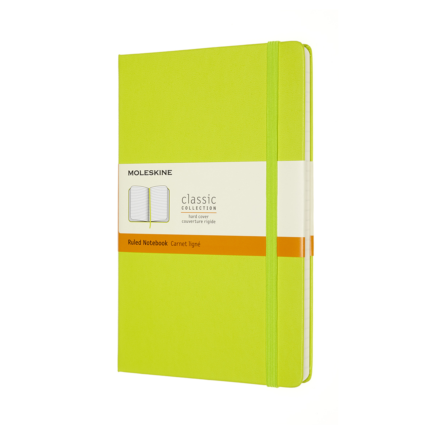 

Записник Moleskine Classic середній / Лінійка Лимонний Зелений (8056420850871)